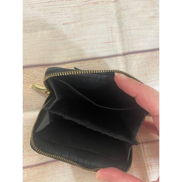 Tory Burch Women's Black Compact Crystal Zip Continental Wallet - OS - Picture 8 of 10